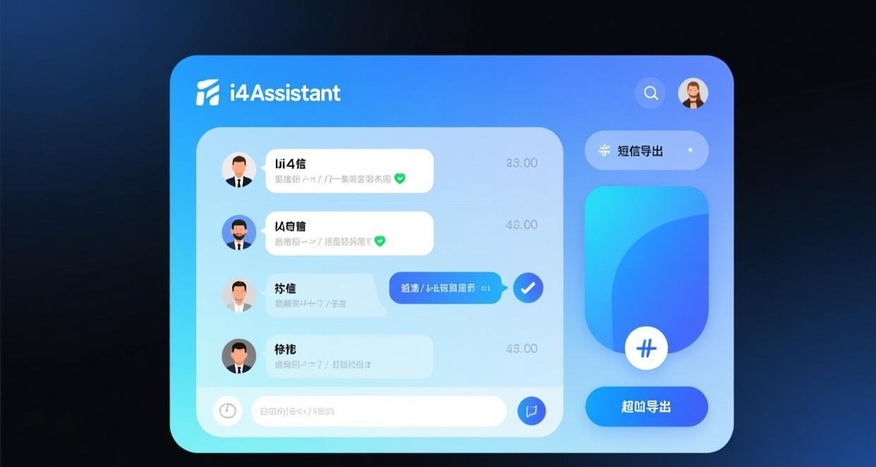 爱思助手短信导出界面