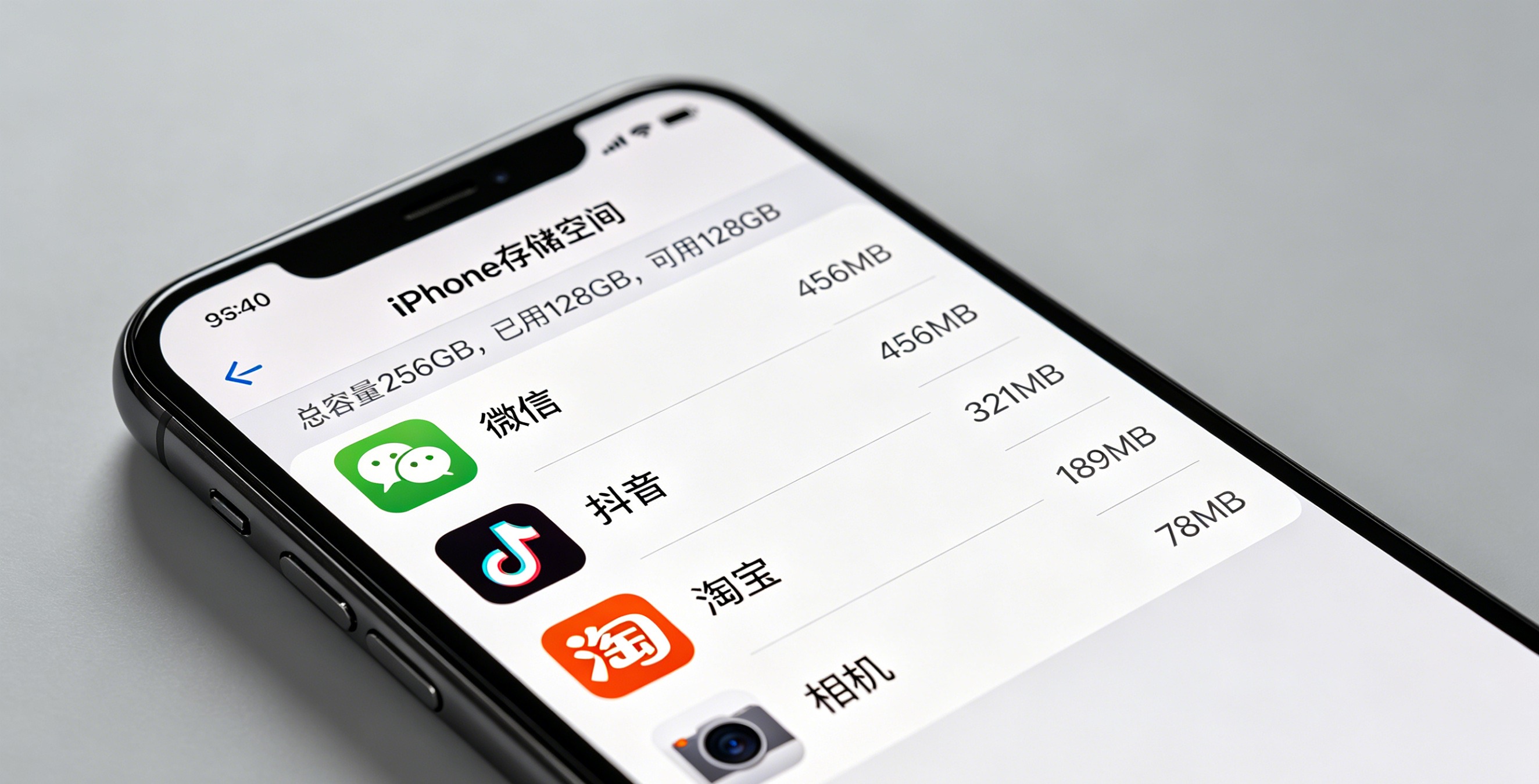 爱思助手存储空间管理界面
