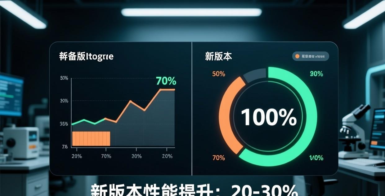新版本性能提升速度对比