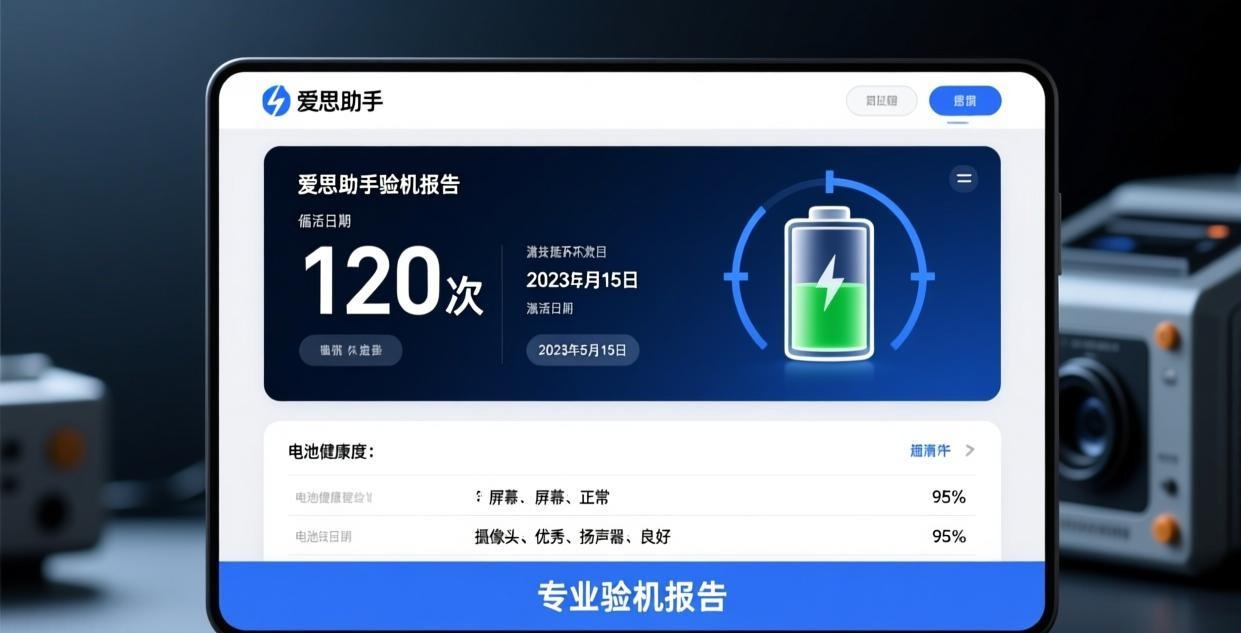 爱思助手验机报告结果
