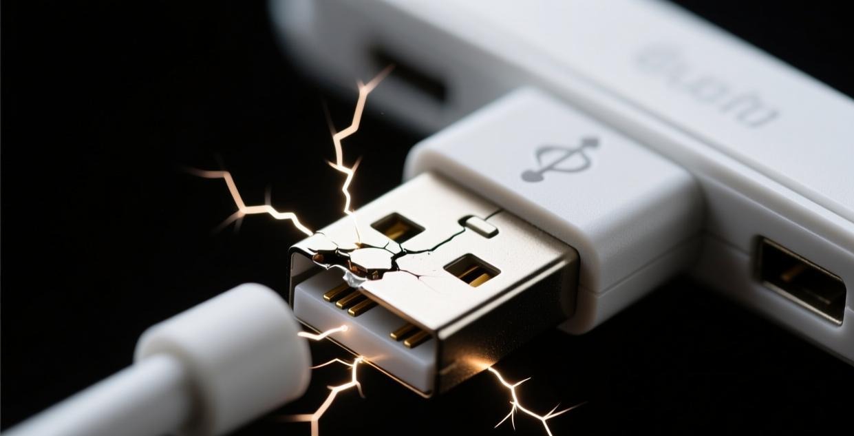 USB数据线连接不稳定