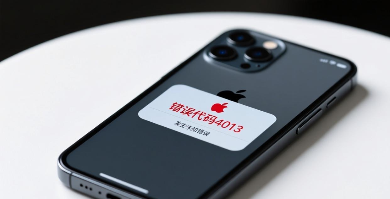 iPhone错误代码4013未知错误