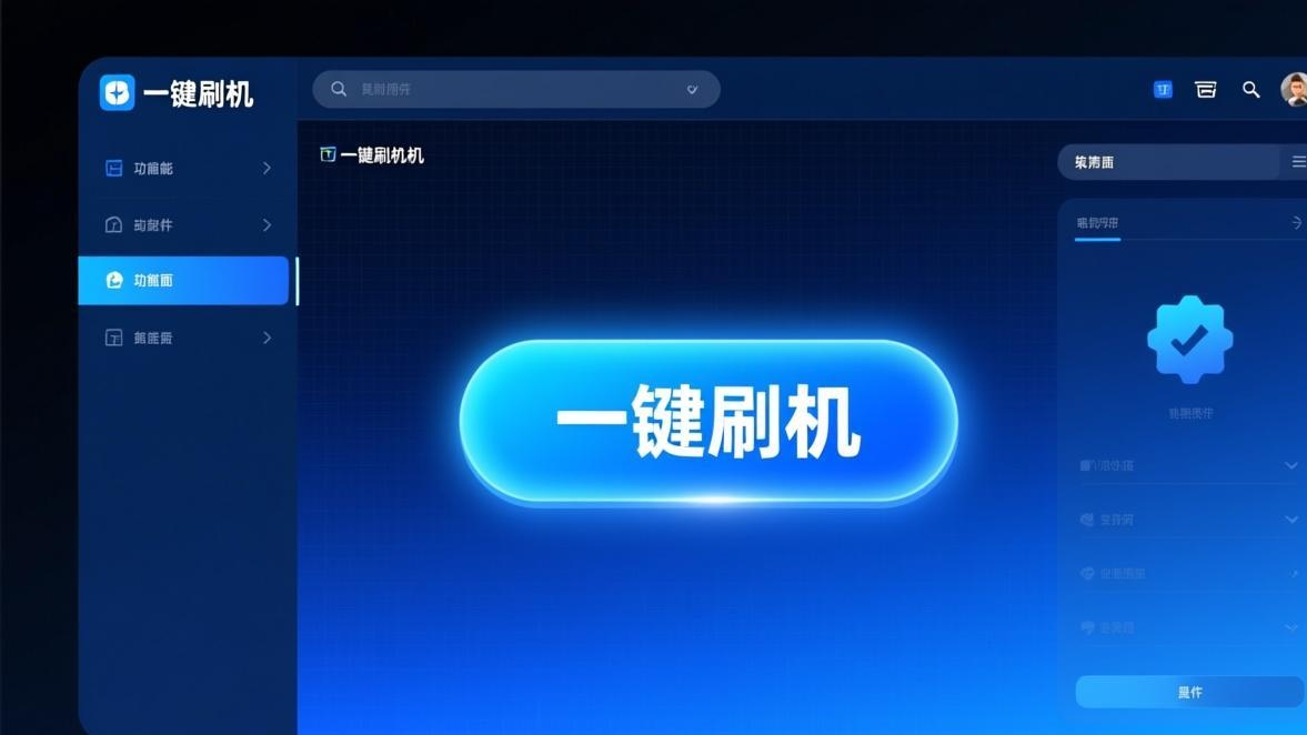 爱思助手一键刷机界面