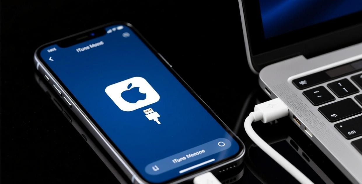 iPhone恢复模式界面