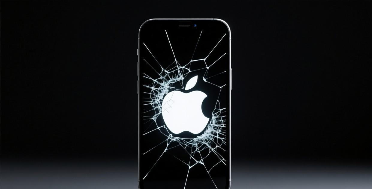 iPhone白苹果屏幕故障